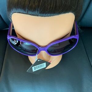 Fashion Sunglasses Oversized Purple Women